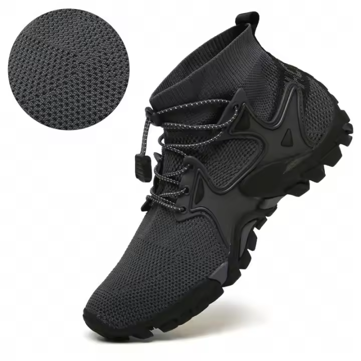 Calcetines Personalizados de Malla Tejida con Mosca Zapatos Deportivos para Hombres de Tamaño Grande Color Sólido Para Actividades al Aire Libre y Montañismo - 1