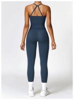 Pantalones de Yoga de cintura alta para mujer, pantalones para correr y Fitness, ropa externa, adelgazamiento, levantamiento de cadera, pantalones deportivos ajustados para ejercicio - details 26