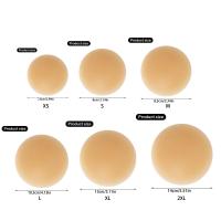 Cubierta de pezón reutilizable para mujer, pegatinas invisibles de silicona para pechos, revestimiento adhesivo grande, cinta para pechos, sujetador adhesivo, 2 uds. - details 0