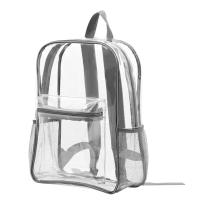 Mochila transparente de PVC para deportes al aire libre, mochila informal de viaje Visible, bolso de hombro impermeable de gran capacidad - details 5