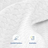 Cubrecolchón de Espuma Viscoelástica Extra Grueso de 3 Pulgadas Diseño Ventilado Flexible con Funda de Punto Lavable y Extraíble Soporte para el Dolor de Espalda - details 5
