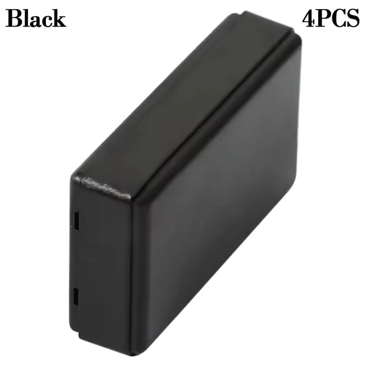 Caja de plástico ABS para proyectos electrónicos, 4 piezas, 58x35x15mm, cubierta impermeable - 1