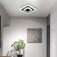 Lámpara LED Acrílica de Techo Moderna y Creativa, Luz Blanca Cálida/Neutra/Fría, 40W/52W, Blanco/Negro - GOECO - 3000/4000/6500K - details 1