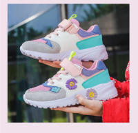 Zapatillas de tenis de moda para niños y niñas, zapatos para correr al aire libre, zapatos deportivos escolares antideslizantes, zapatos cómodos de malla transpirable, color rosa - details 18