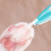 Recortadora de patas inalámbrica para mascotas con pantalla LED, recargable por USB, afeitadora de patas de gato, impermeable, portátil, eléctrica. - details 10