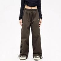 Pantalones Jogger Retro de Cintura Alta para Mujeres Cintura Elástica, Ancho Excessivo, Estilo Hip Hop - details 1