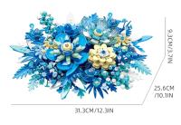 Kit de Bloques de Construcción de Flor Eterna de Fantasía 917PCS Ladrillos Creativos para Adultos y Niños Decoración de Escritorio Juguetes STEM - details 11