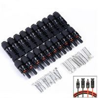 10 pares, enchufe solar MC4 enchufe macho hembra enchufes de panel solar para cable solar de 2,5/4/6 mm2 sistema solar conector fotovoltaico de panel solar IP67 - details 4