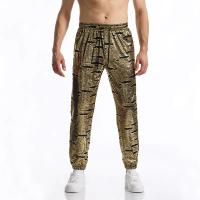 Modo nuage estampage à chaud hommes pantalons décontractés Harajuku Hip Hop Disco danse fête Streetwear cordón pantalon discothèque pantalon - details 3