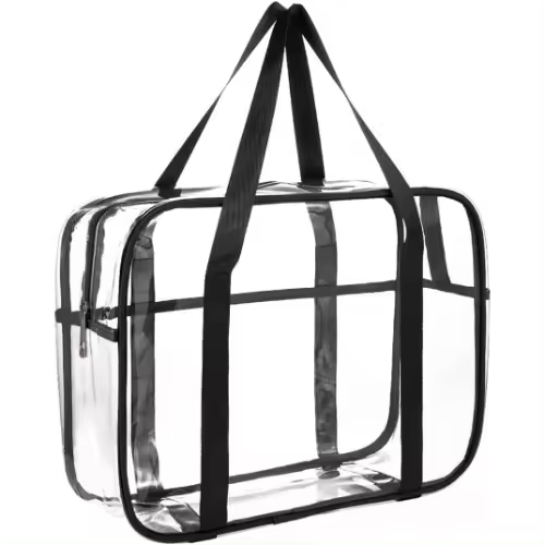 Bolsas de artículos de tocador transparentes, bolsa de cosméticos de maquillaje, bolsa de mano, impermeable - 1