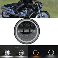 Faros LED para motocicleta y coche 5.75 pulgadas para Harley Sportster Iron 883 Dyna Triumph Street Speed Triple 5 3/4" H4 Faro Principal - details 34