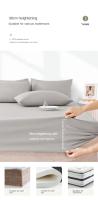 Sábana bajera ajustable con bandas elásticas, fundas de colchón antideslizantes para cama individual, doble, King y Queen, 90/120/150/180cm - details 7