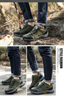 Zapatos de senderismo con cordones para hombre, botas deportivas para escalada, caza táctica, Trekking, montaña, zapatillas impermeables - details 13