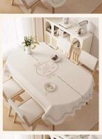 Tela de comedor de forma ovalada, lavable, impermeable, resistente al aceite, resistente al calor, nueva funda lujosa para café de sala de estar - details 8