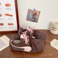 Zapatos de entrenamiento Rosa alemán junta femenina fea linda 2025 primavera y verano nuevo nicho chic puff pan zapatos Forrest Gump zapatos blancos - details 5