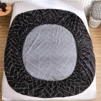 Sabana Bajera Ajustable Con Estampado Geométrico, Juego de sábanas de 3 Piezas, 2 Fundas de Almohada - details 2