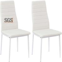 Sillas de Comedor Juego de 4 Sillas de Metal para Cocina, Silla de Mesa Comoda Silla con Asiento Tapizado, Negro - details 145