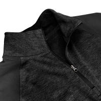Sudadera de hombre de manga larga con cremallera Cuello de pie, cómoda, jersey, colores contrastados, para exterior - details 4