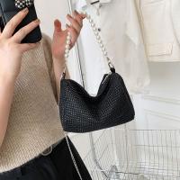 Bolso de mano de gran capacidad con diamantes de imitación, bolso de hombro con cadena de perlas, pequeño bolso cuadrado, bolso de almohada, bolso de cosméticos, bolso de hombro para mujer, fiesta - details 22