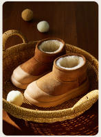 Botas de nieve niños antideslizante impermeable niñas al aire libre engrosado zapatos de algodón grandes - details 3