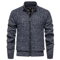 Cardigan de Pendiente de Lana de Cashmere Cuello Alto con Cremallera, Moda de Otoño e Invierno para Hombres - details 12