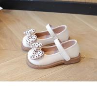 Zapatos de cuero antideslizantes para niñas, zapatos versátiles de princesa con lazo, fondo suave, moda de estilo coreano, Otoño, 2024 - details 6