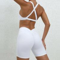 Conjunto de pantalones cortos cruzados sin espalda para mujer, ropa deportiva de 2 piezas, ropa de entrenamiento PIESS, ropa deportiva - details 30
