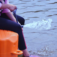 Bomba de mano flotante para Kayak, accesorios para Kayak de rescate, 46cm, novedad - details 3