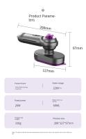 Vaporizadores de ropa de mano, prensa colgante pequeña, 220V, 26w, 60ML - details 16