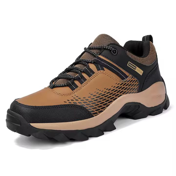 Zapatillas de deporte para hombre, zapatos de senderismo, botas de montaña al aire libre, fondo grueso, zapatos de Trekking con cordones, moda - 1