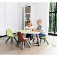 Mesa Infantil Niño de Plástico, Tablero Verde y Patas Beige, para Interior y Exterior - details 13