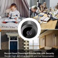 Minicámara de vigilancia A9 con Wifi, 1080P, HD, Sensor de visión nocturna, videocámara Web, videovigilancia, Smart Life Home - details 2