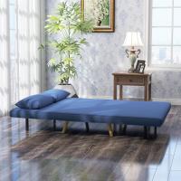 Sofá Cama Individual Sillón Cama Plegable Tapizado en Lino con Respaldo Ajustable en 5 Posiciones y Almohada Sofá Cama Pequeño para Salón 72x75x85 cm - details 16