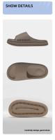 Feslishoet Zapatillas de Playa para Hombres y Mujeres Suela Gruesa, Antideslizante, Color Sólido, Estilo de Verano para Parejas - details 9