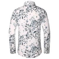 Camisas Casuales para Hombres Impresión de Moda, Elástica, Sin Hierro, Talla Grande - details 13