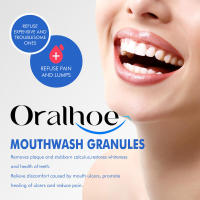 Gránulos de enjuague de pasta de dientes con sabor a limón para aliento fresco, eliminación de manchas de olores y limpieza de las encías - details 4