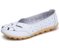 Zapatos de mujer para verano, zapatos planos de cuero suave, mocasines planos sin cordones, zapatos casuales para mujer, respirador - details 11