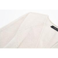 Primavera mujer moda abrigo sólido cuello pico manga larga cinturón cárdigan chaqueta mujer Casual Chic Slim mujer nuevo en abrigos Top - details 8
