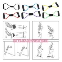 Banda elástica de goma para yoga, cinturón de tensión para hacer ejercicio, 8 tipos - details 7