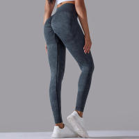 Pantalones de yoga para mujer, pantalones deportivos transpirables de cintura alta, ropa de gimnasio para levantamiento de glúteos, entrenamiento - details 9