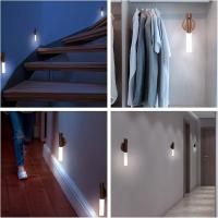 Luz LED nocturna, lámpara inteligente con detección de movimiento humano, carga USB, Sensor de movimiento inteligente, lámpara de pared, inducción de pared para el hogar y el baño - details 9