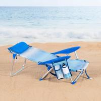 62262 - Pack de 2 sillas plegables multiposición para playa, jardín, terraza o camping beige, Medidas 64x11x64cm, 4 posiciones, con cojín en el cabecero, Incluye asa de transporte, Ibiza X2 - details 17