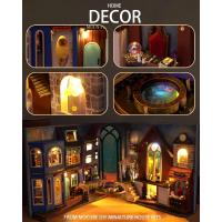 Kit de libro de bricolaje para adolescentes y adultos, rompecabezas de madera 3D, decoración de inserción de estantería con luz LED, Kits de manualidades de modelo pequeño - details 1