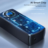 Bomba de Aire Portátil de Mano para Neumáticos de Coche y Motocicleta 120W Inalámbrica Recargable por USB Venta en Masa Normal Producto de China - details 8