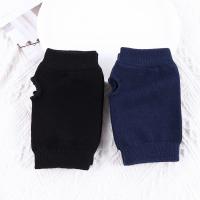 Guantes sin dedos de Color sólido para mano, muñeca, brazo, tejido de ganchillo, mitones de lana sintética, media manopla, guantes de ciclismo, guantes de medio dedo - details 0