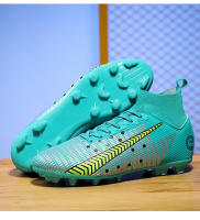 Zapatos de fútbol de entrenamiento para césped con uñas rotas largas y transpirables de caña alta para hombres y mujeres - details 21