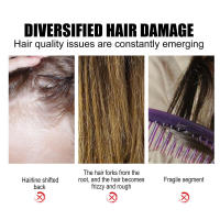 El aceite de rosa para cabello grueso hidrata, nutre el cabello, alivia la sequedad, fortalece la dureza, solidifica y previene. - details 4