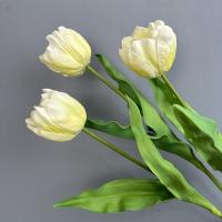 Diseño de escena, ramas de tulipán artificiales de PU, Festival de tacto Real, tallo de tulipán rococó, recuerdo de fiesta de flor de tulipán de imitación hecho a mano - details 15