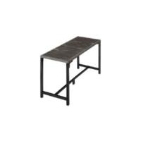 Mesa Jardín Exterior de Aluminio 90x90x74,5cm, Mesa Terraza, Patas Ajustables y con Topes, Mueble Jardín Resistente a Intemperie, Fácil Montaje - Negro - details 8