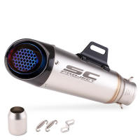 Escapamiento de Motocicleta Universal RESPRACE Silenciador Redondo para Honda Longitud de 51mm - details 9
